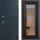 Входная металлическая Дверь Дверной континент ДК-70 Дизайн ФЛЗ Зеркало Венге в Голицыно