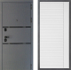 Входная металлическая Дверь Дверной континент Диамант Дизайн ФЛ-757 Белое Стекло Софт милк в Голицыно
