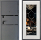 Входная металлическая Дверь Дверной континент Диамант Дизайн ФЛ-Тиффани Зеркало Белое дерево в Голицыно