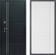 Входная металлическая Дверь Дверной континент Теплолюкс Дизайн ФЛ-757 Белое Стекло Софт милк в Голицыно