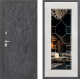 Входная металлическая Дверь Дверной континент ДК-3/713 ФЛ-Тиффани Зеркало Белое дерево в Голицыно