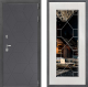 Входная металлическая Дверь Дверной континент ДК-3/744 ФЛ-Тиффани Зеркало Белое дерево в Голицыно