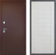Входная металлическая Дверь Дверной континент Рубикон Медь Дизайн ФЛ-70 Лиственница белая в Голицыно