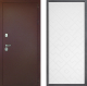 Входная металлическая Дверь Дверной континент Рубикон Медь Дизайн ФЛ-Тиффани Белый софт в Голицыно