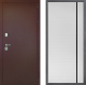 Дверь Дверной континент Рубикон Медь Дизайн ФЛ-757 Черное Стекло Софт милк в Голицыно