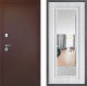 Входная металлическая Дверь Дверной континент Рубикон Медь Дизайн ФЛЗ Зеркало Сандал белый в Голицыно