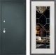 Дверь Дверной континент Рубикон Серебро Дизайн ФЛ-Тиффани Зеркало Белое дерево в Голицыно