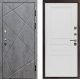 Входная металлическая Дверь Престиж Лучи Классика Лиственница белая в Голицыно