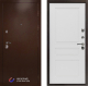Входная металлическая Дверь Престиж Медь Классика Лиственница белая в Голицыно