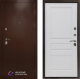 Входная металлическая Дверь Престиж Медь Классика Белый матовый в Голицыно