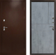 Входная металлическая Дверь Престиж TERMO с терморазрывом Снегирь Медь Горизонт Бетон темный в Голицыно