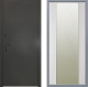 Дверь Заводские двери Эталон 3к антик серебро Зеркало Ампир Белый софт в Голицыно