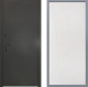 Дверь Заводские двери Эталон 3к антик серебро Флитта Белый софт в Голицыно