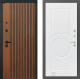Входная металлическая Дверь Лабиринт (LABIRINT) Шторм 23 Белый софт в Голицыно