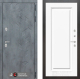 Дверь Лабиринт (LABIRINT) Бетон 27 Белый (RAL-9003) в Голицыно