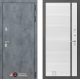Входная металлическая Дверь Лабиринт (LABIRINT) Бетон 22 Белый софт в Голицыно