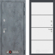 Входная металлическая Дверь Лабиринт (LABIRINT) Бетон 25 Белый софт в Голицыно