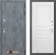 Дверь Лабиринт (LABIRINT) Бетон 03 Белый софт в Голицыно
