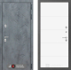 Входная металлическая Дверь Лабиринт (LABIRINT) Бетон 13 Белый софт в Голицыно