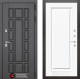 Входная металлическая Дверь Лабиринт (LABIRINT) New York 27 Белый (RAL-9003) в Голицыно