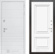 Входная металлическая Дверь Лабиринт (LABIRINT) Трендо 26 Белый (RAL-9003) в Голицыно