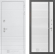 Входная металлическая Дверь Лабиринт (LABIRINT) Трендо 22 Белый софт в Голицыно