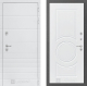Входная металлическая Дверь Лабиринт (LABIRINT) Трендо 23 Белый софт в Голицыно