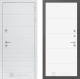 Входная металлическая Дверь Лабиринт (LABIRINT) Трендо 13 Белый софт в Голицыно