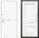Входная металлическая Дверь Лабиринт (LABIRINT) Лайн White 26 Белый (RAL-9003) в Голицыно