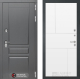 Входная металлическая Дверь Лабиринт (LABIRINT) Платинум 21 Белый софт в Голицыно