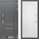 Входная металлическая Дверь Лабиринт (LABIRINT) Платинум 03 Белый софт в Голицыно