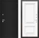 Дверь Лабиринт (LABIRINT) Classic шагрень черная 26 Белый (RAL-9003) в Голицыно