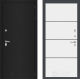 Дверь Лабиринт (LABIRINT) Classic шагрень черная 25 Белый софт в Голицыно