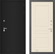 Дверь Лабиринт (LABIRINT) Classic шагрень черная 03 Крем софт в Голицыно