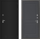 Дверь Лабиринт (LABIRINT) Classic шагрень черная 11 Графит софт в Голицыно