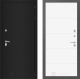 Дверь Лабиринт (LABIRINT) Classic шагрень черная 13 Белый софт в Голицыно