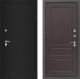 Входная металлическая Дверь Лабиринт (LABIRINT) Classic шагрень черная 03 Орех премиум в Голицыно