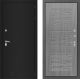 Входная металлическая Дверь Лабиринт (LABIRINT) Classic шагрень черная 06 Сандал грей в Голицыно