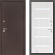 Входная металлическая Дверь Лабиринт (LABIRINT) Classic антик медь 01 Сандал белый в Голицыно