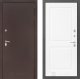Входная металлическая Дверь Лабиринт (LABIRINT) Classic антик медь 11 Белый софт в Голицыно