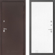 Входная металлическая Дверь Лабиринт (LABIRINT) Classic антик медь 07 Белое дерево в Голицыно