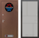 Входная металлическая Дверь Лабиринт (LABIRINT) Термо Магнит 21 Грей софт в Голицыно