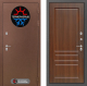 Входная металлическая Дверь Лабиринт (LABIRINT) Термо Магнит 03 Орех бренди в Голицыно
