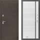 Входная металлическая Дверь Лабиринт (LABIRINT) Смоки 22 Белый софт в Голицыно