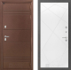 Входная металлическая Дверь Лабиринт (LABIRINT) Термо Лайт 24 Белый софт в Голицыно