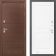 Входная металлическая Дверь Лабиринт (LABIRINT) Термо Лайт 11 Белый софт в Голицыно