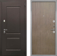 Входная металлическая Дверь Интекрон (INTECRON) Кампо Гладкая шпон Венге коричневый в Голицыно