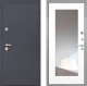 Входная металлическая Дверь Интекрон (INTECRON) Колизей ФЛЗ-120-М Зеркало Белый матовый в Голицыно