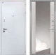 Дверь Интекрон (INTECRON) Колизей White ФЛЗ-516 Зеркало Сосна белая в Голицыно