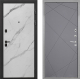 Входная металлическая Дверь Интекрон (INTECRON) Профит Black Мрамор Арктик Лучи-М Графит софт в Голицыно